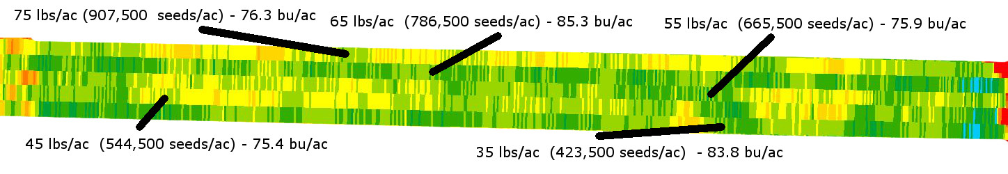 2016 Seed Rate Data for WB4458